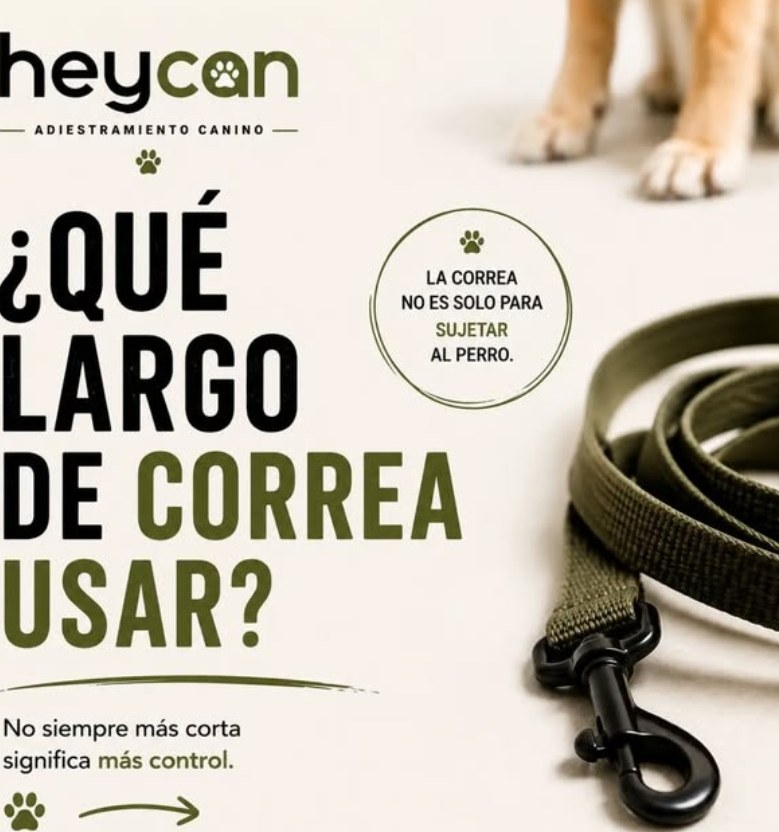 ¿Qué largo de correa usar? No siempre más corta significa más control.